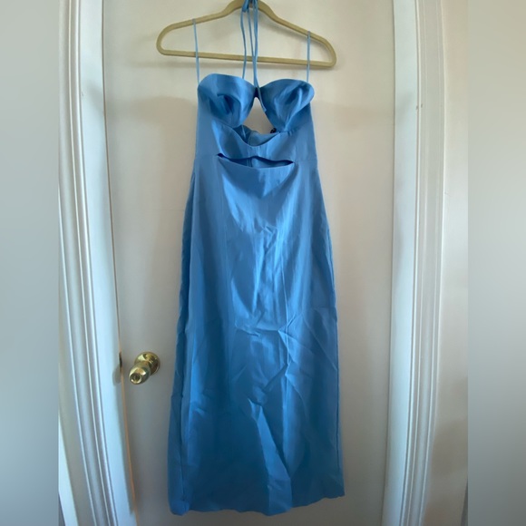 Cutout dress blue - Picture 9 of 17